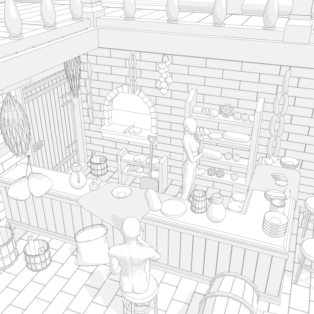 中世酒場6宿屋付