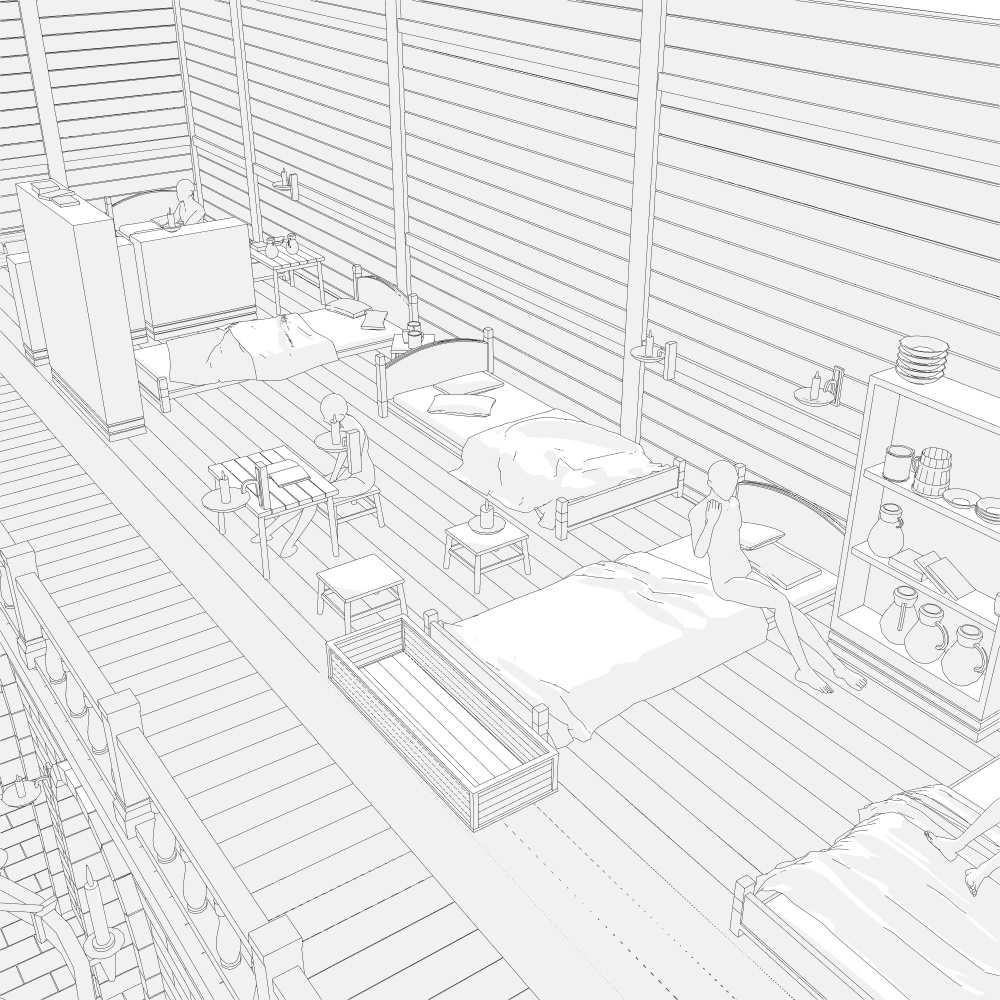 中世酒場6宿屋付