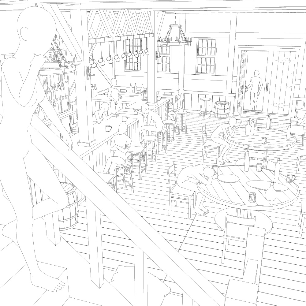 中世酒場11宿屋付