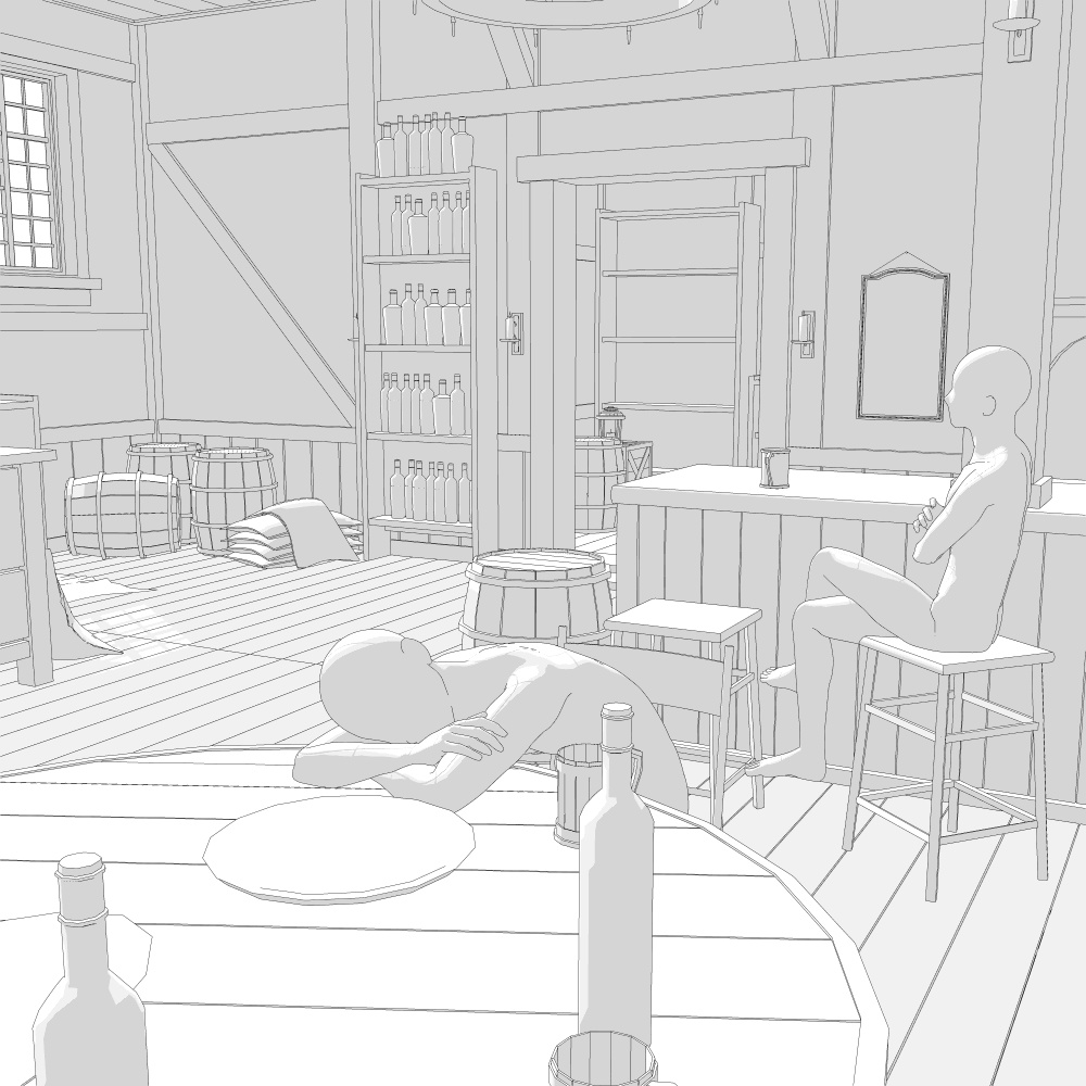 中世酒場11宿屋付