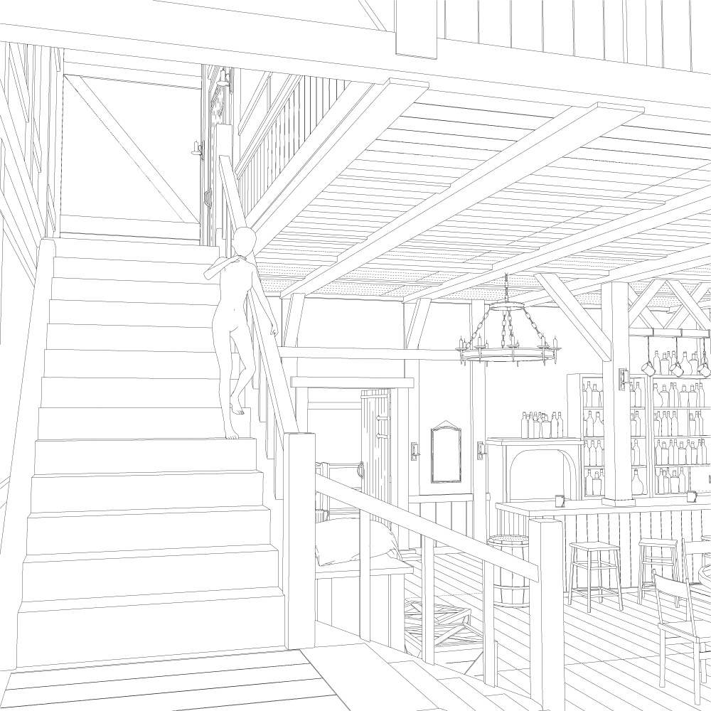 中世酒場11宿屋付