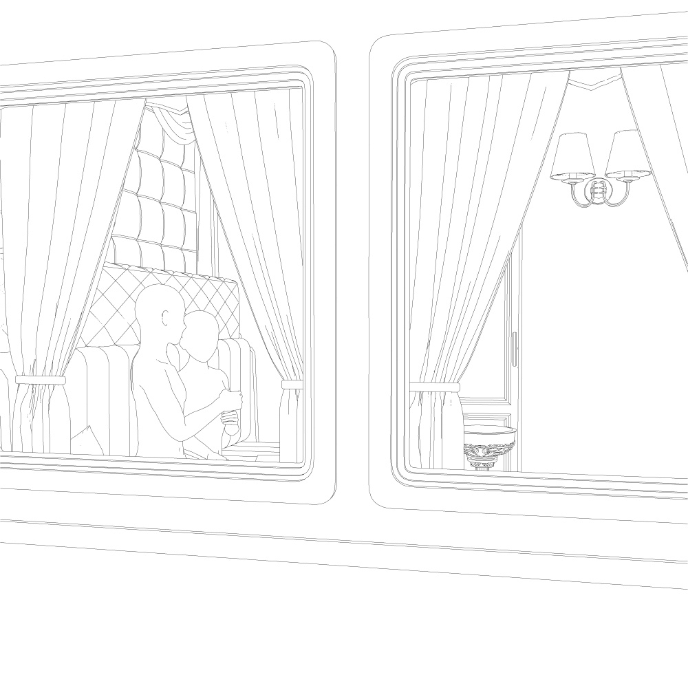 列車客室・通路