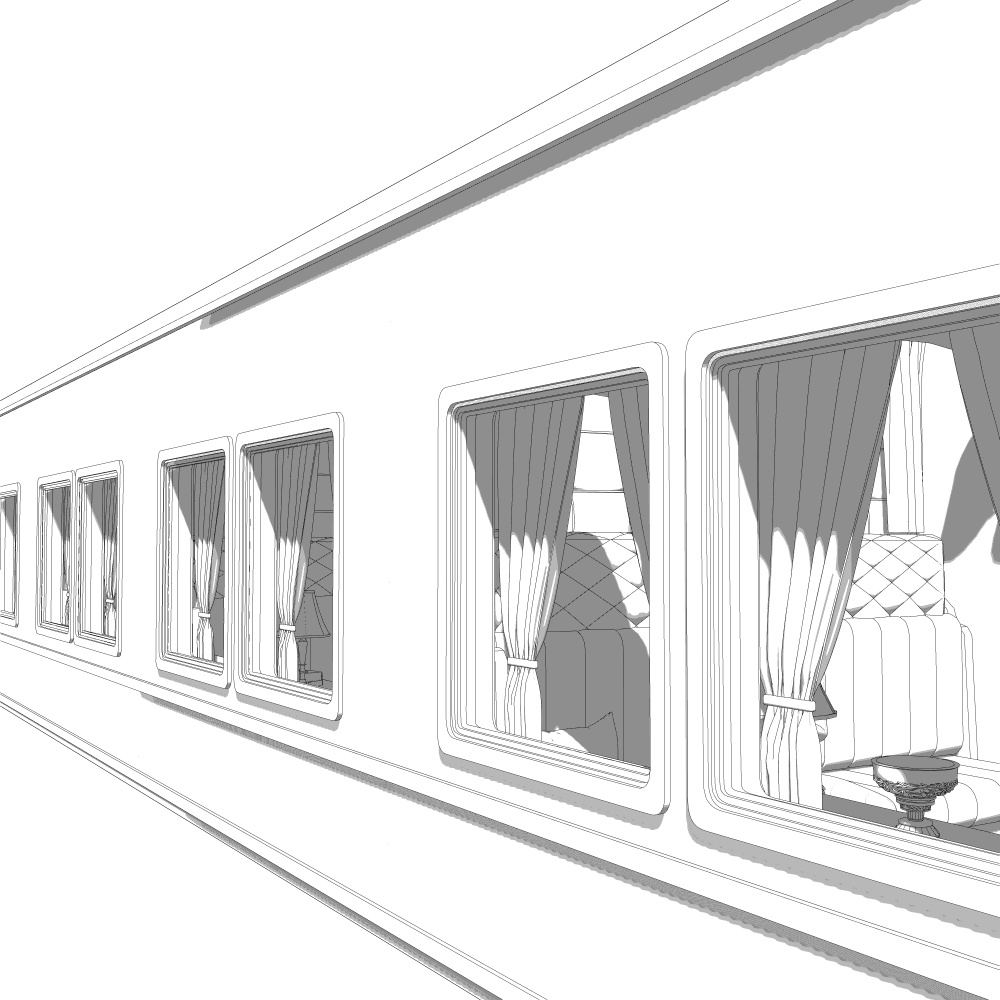 列車客室・通路