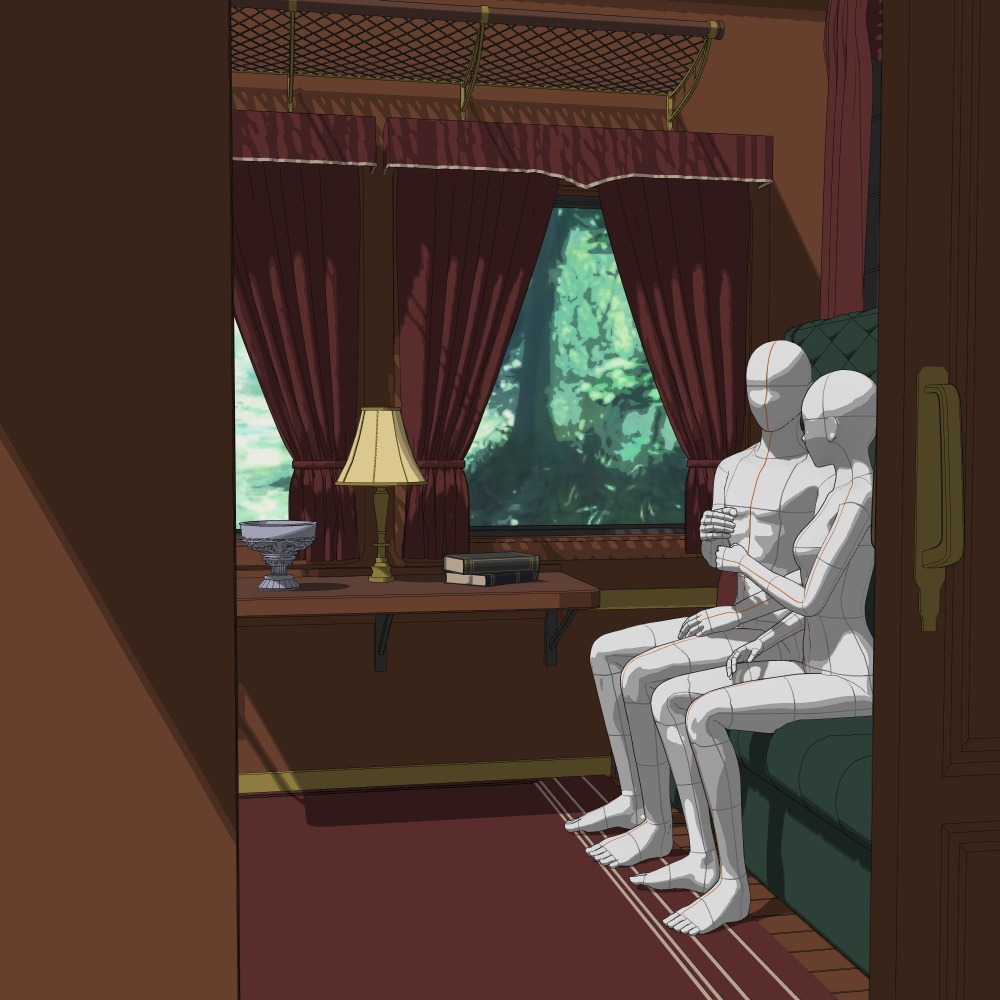 列車客室・通路