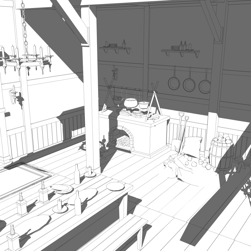 中世 拠点の部屋