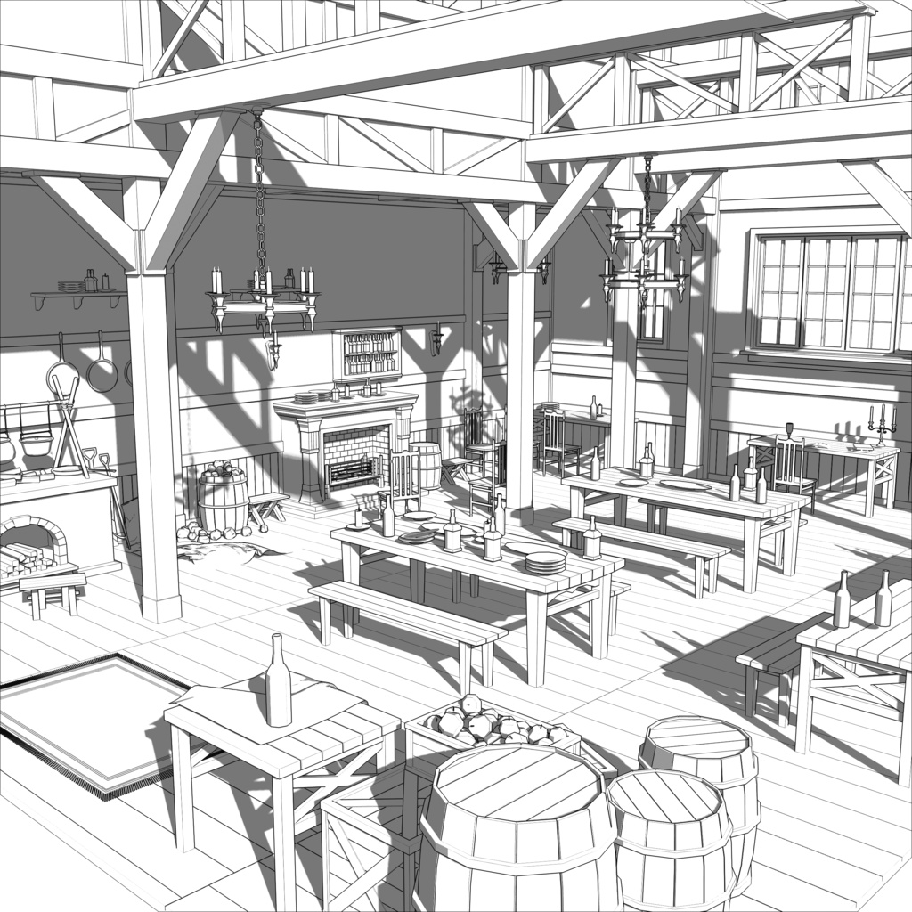 中世 拠点の部屋