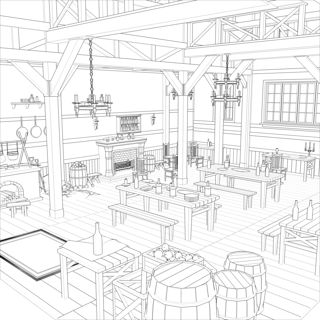 中世 拠点の部屋