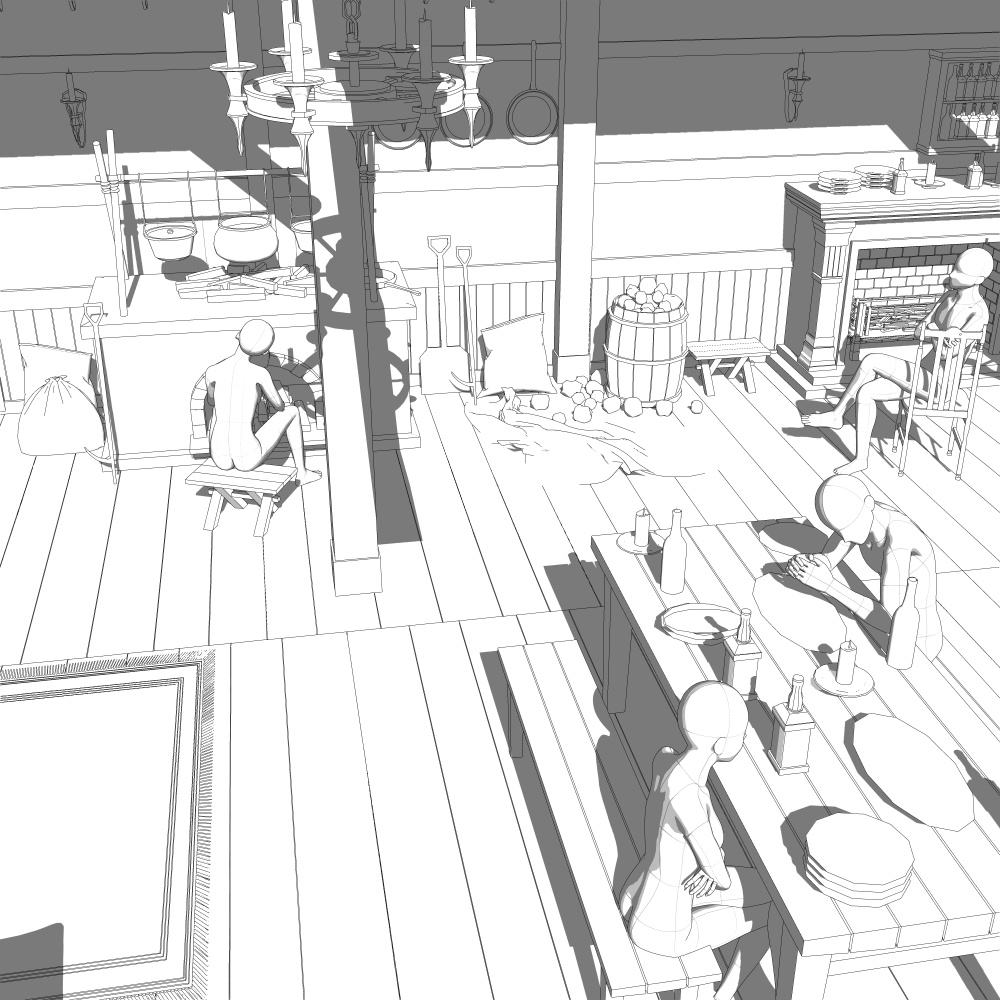 中世 拠点の部屋