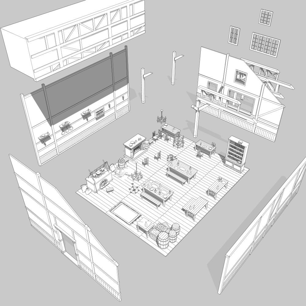 中世 拠点の部屋