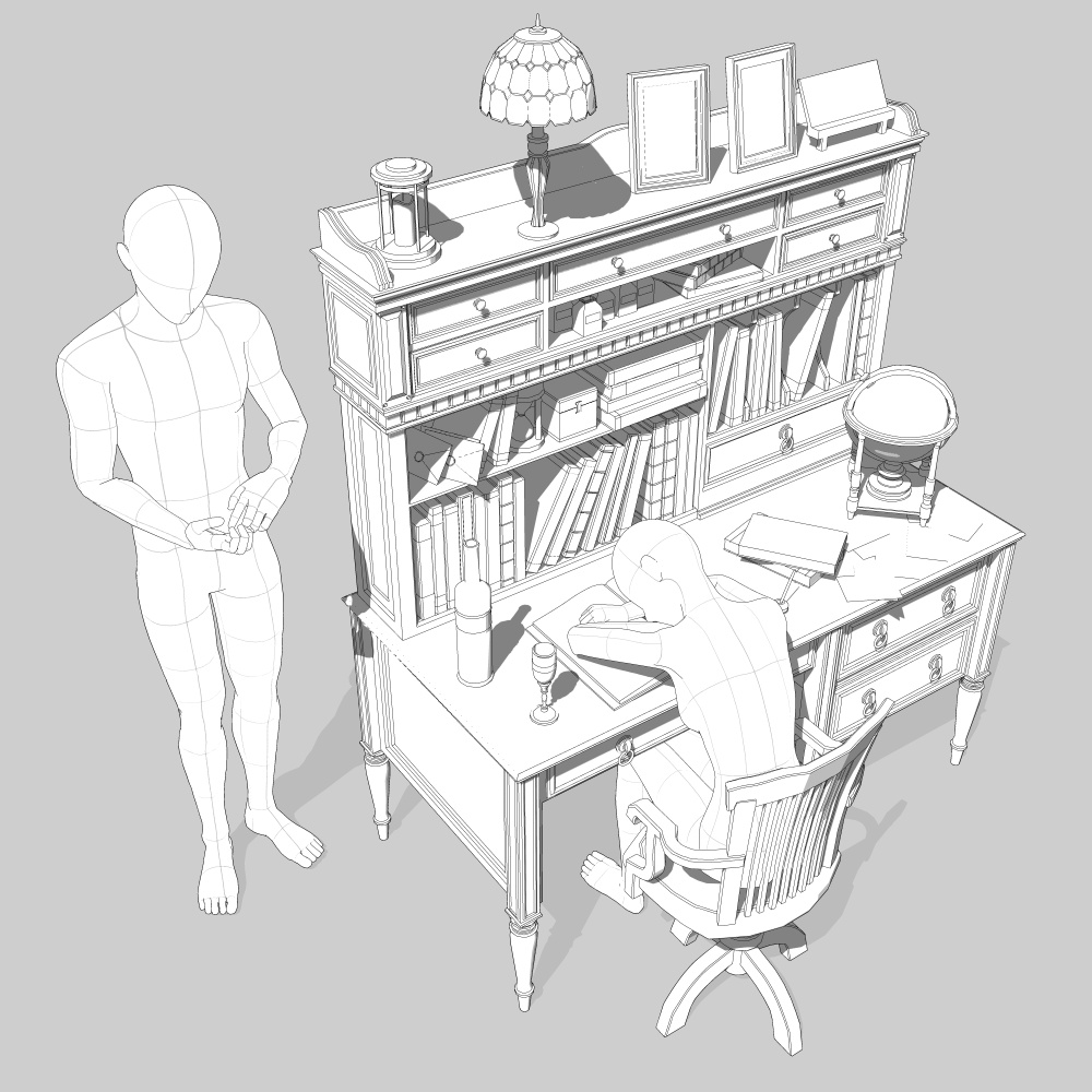 アンティーク机