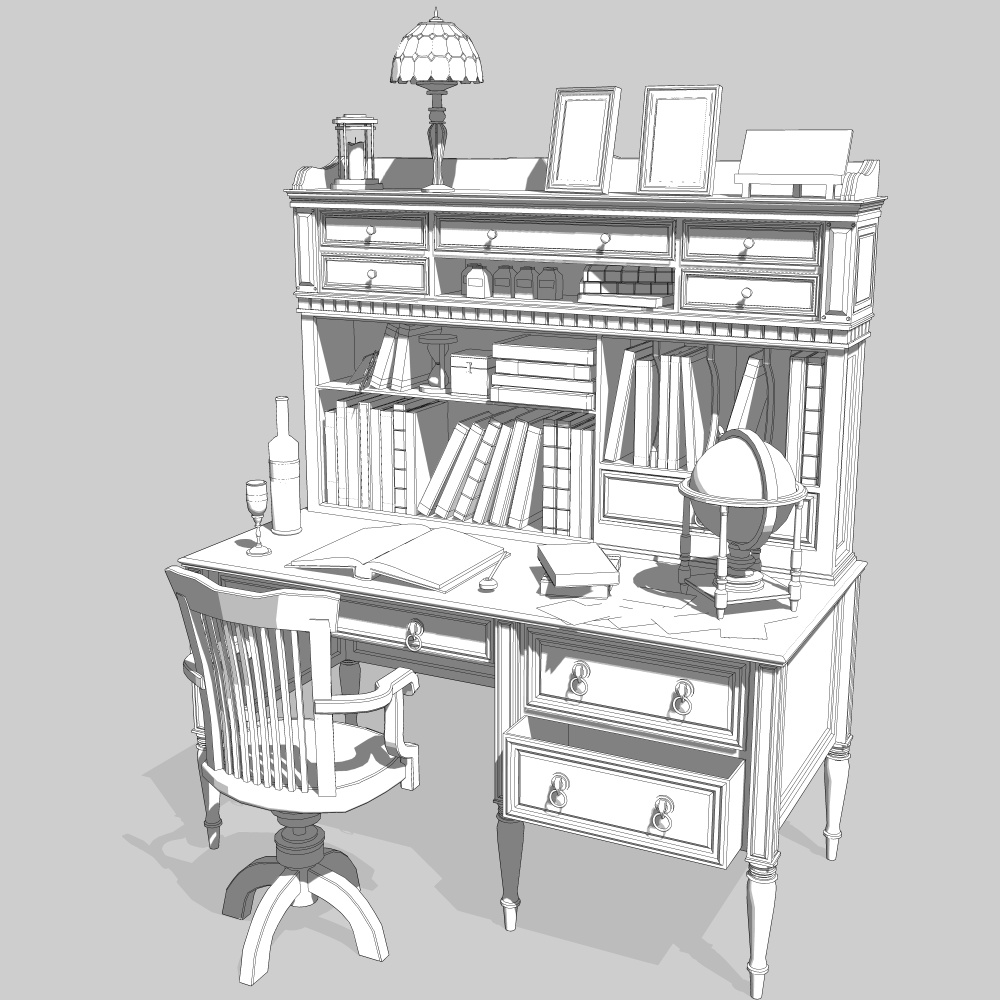 アンティーク机