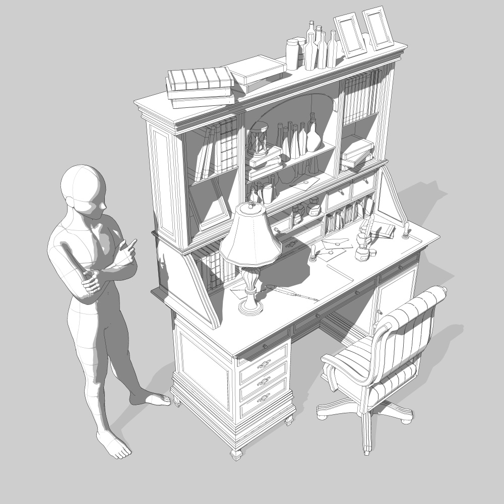 アンティーク机