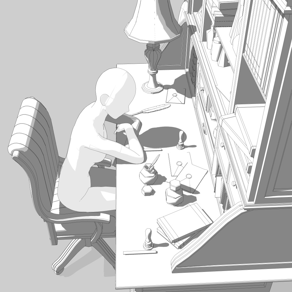 アンティーク机