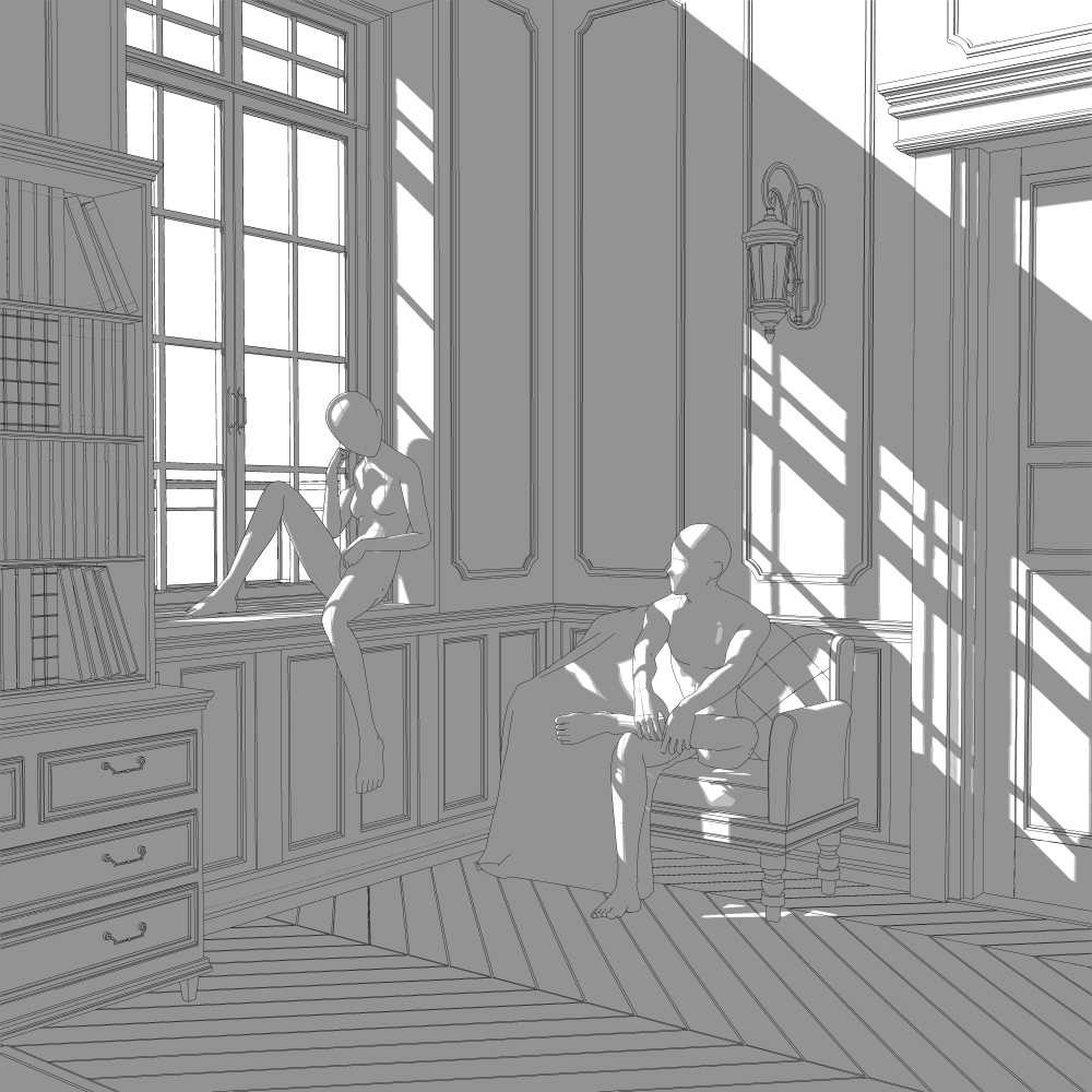 クラシック書斎