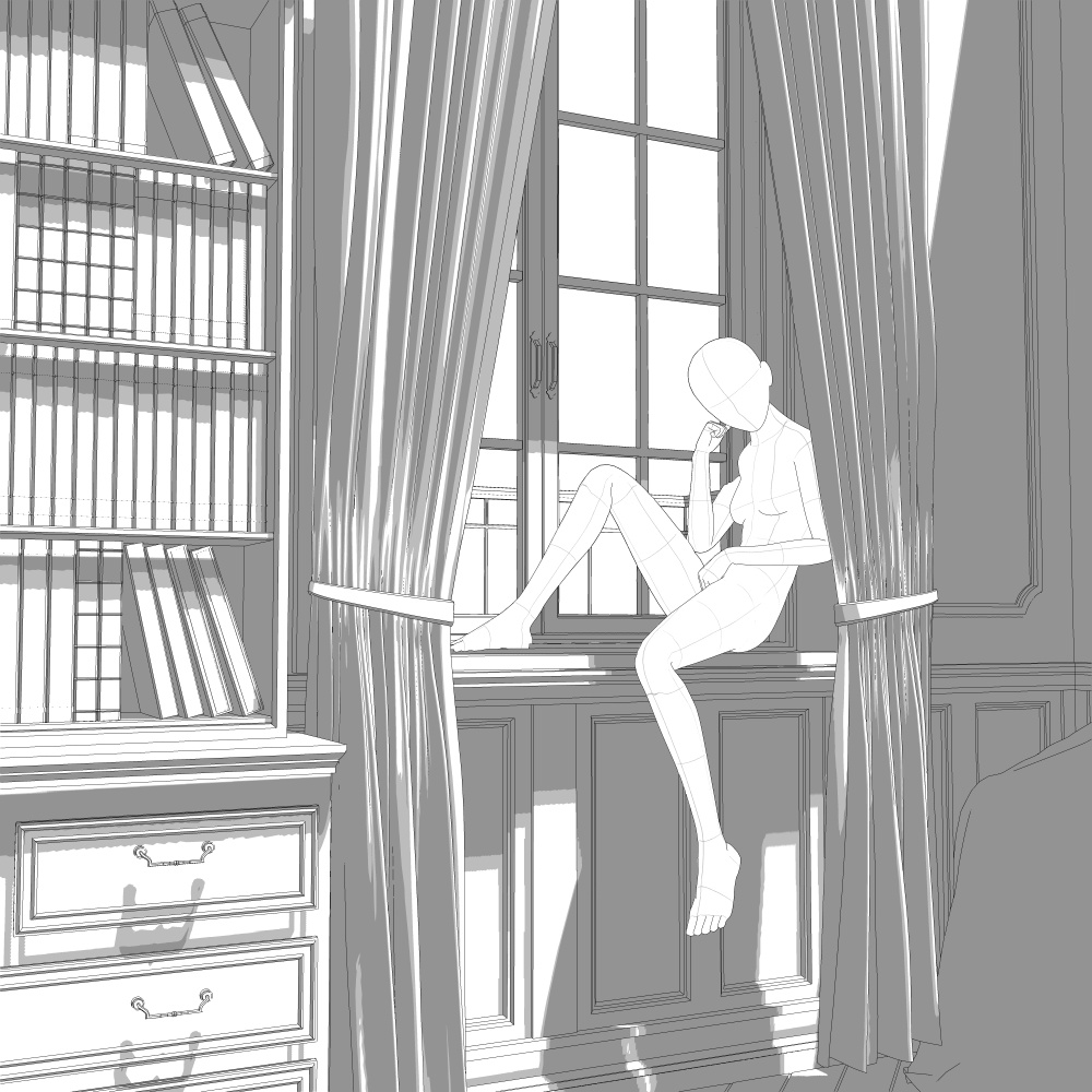 クラシック書斎