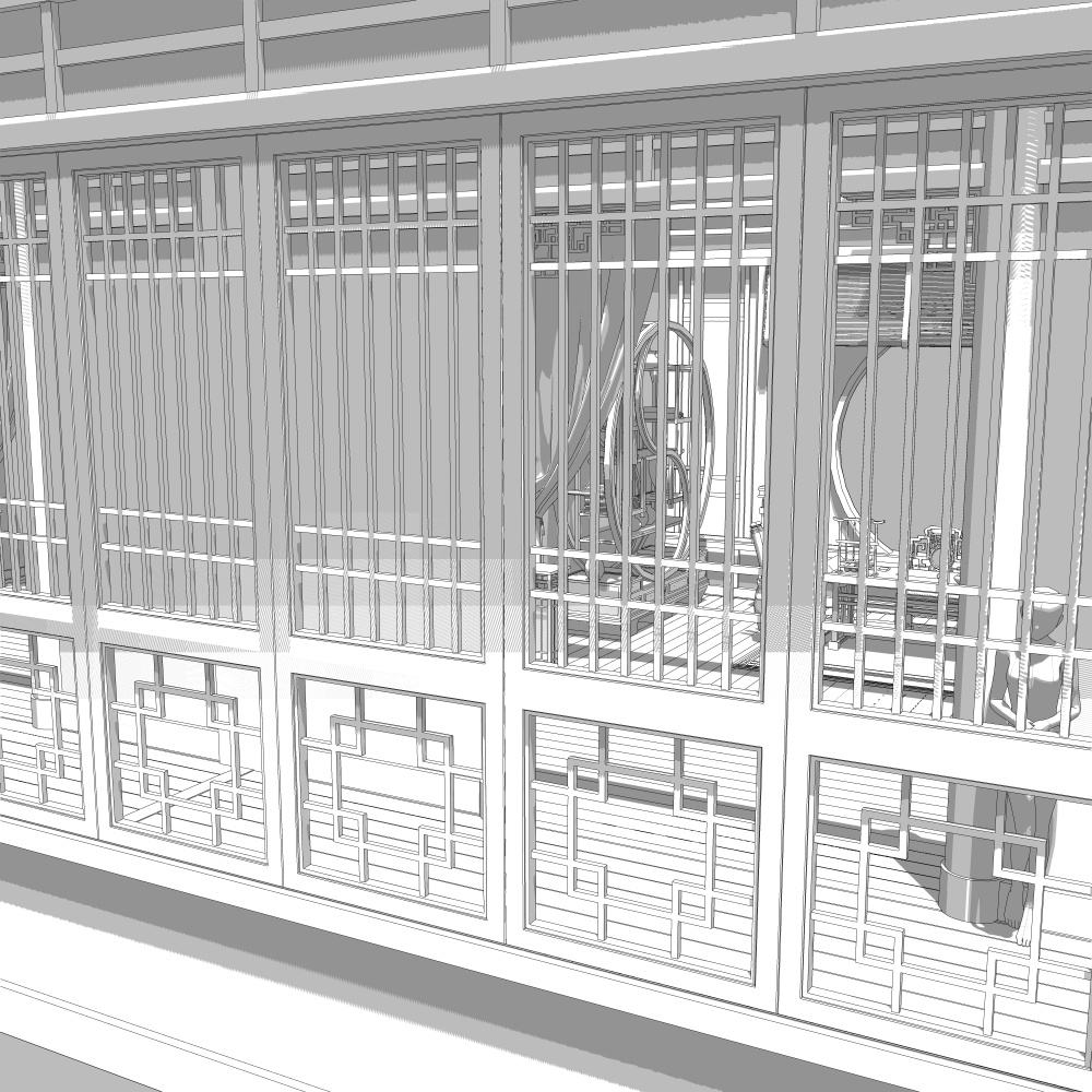 武侠書斎・廊下