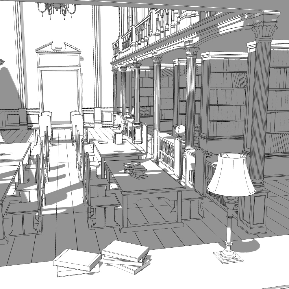 期間限定 図書館7