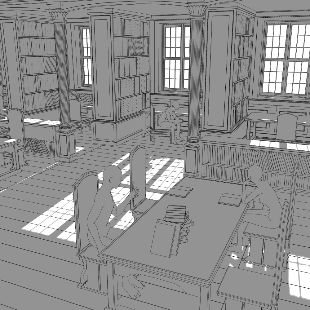 期間限定 図書館7