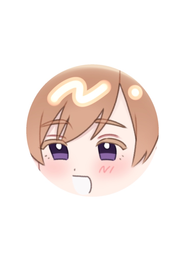 ぷにぷに缶バッジ(フィン)