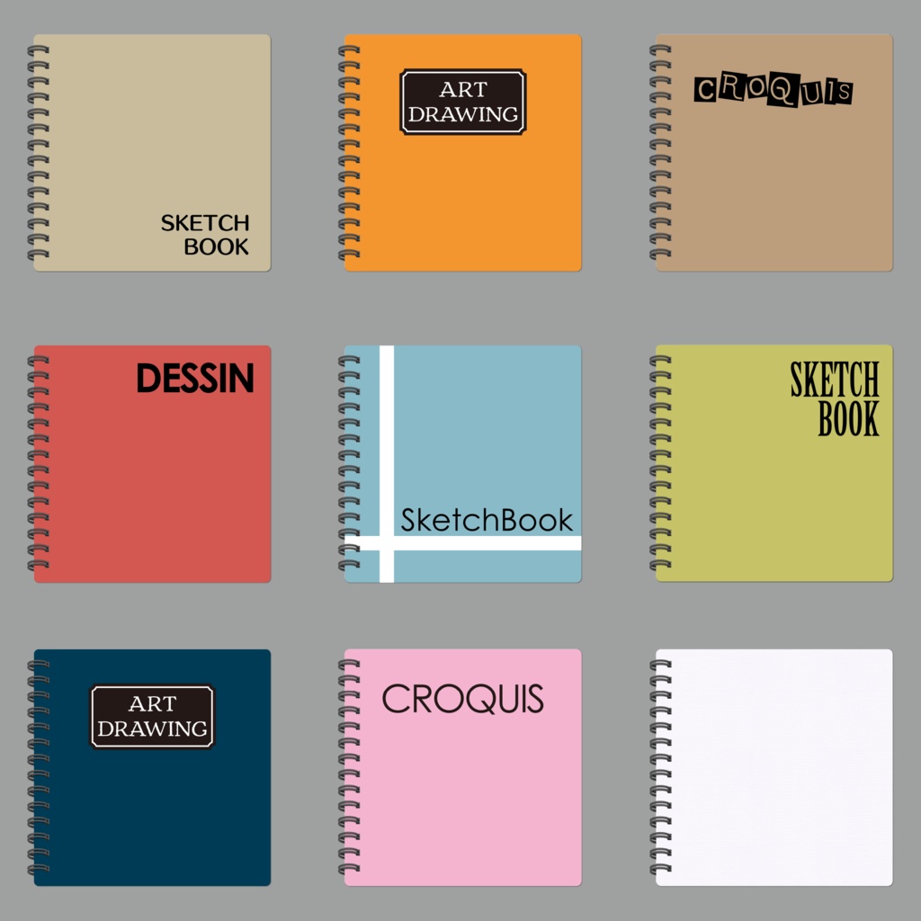 procreate用 リングノート(スケッチブック)制作キット