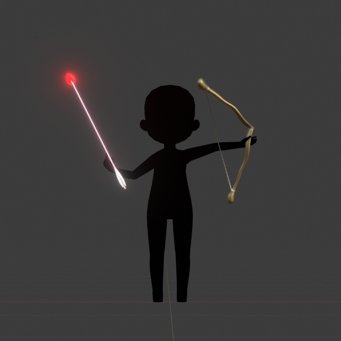 武器・道具モデル キューピットアロー【オリジナル】