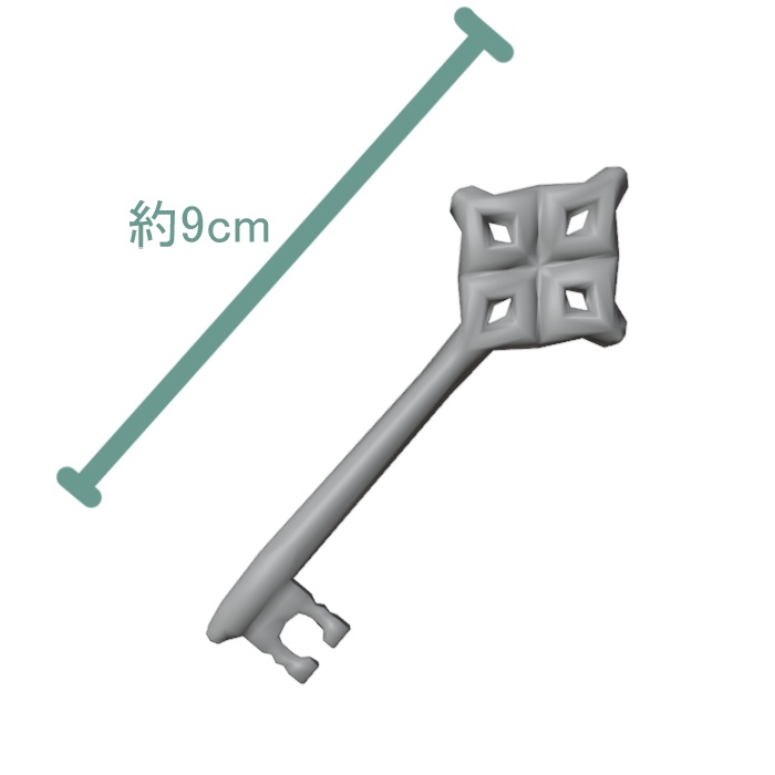 道具モデル カギ(ダイヤ)【オリジナル】
