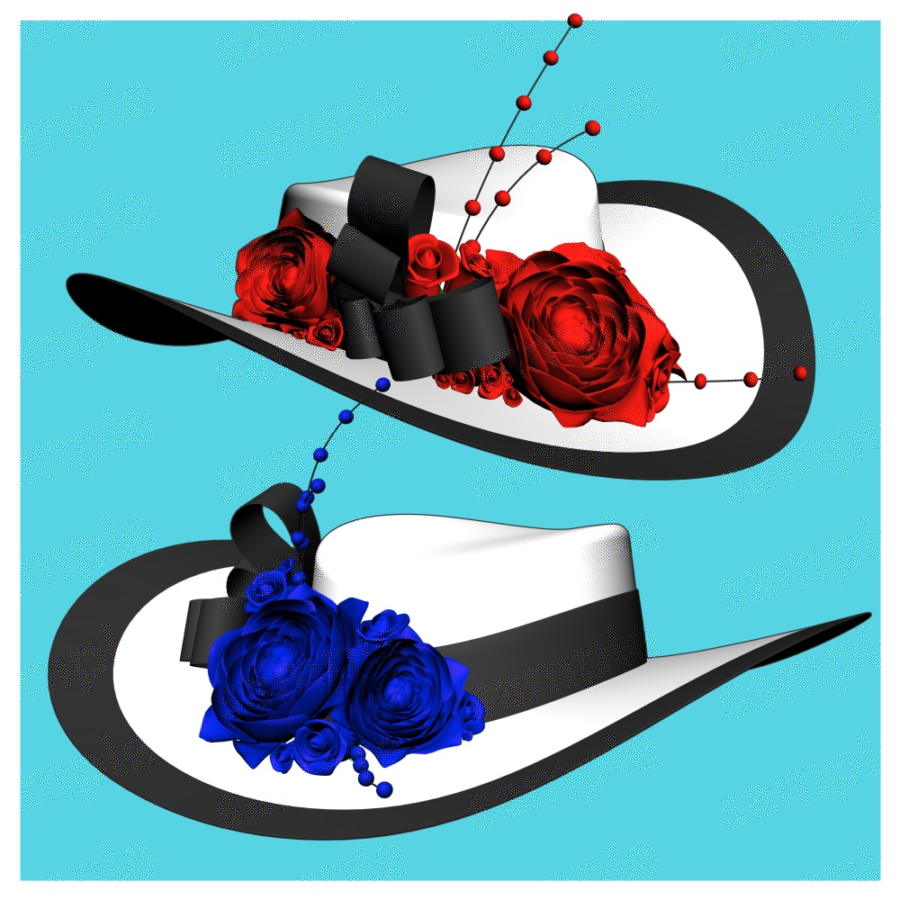 【クリスタ用3D】ちょっとおしゃれな帽子