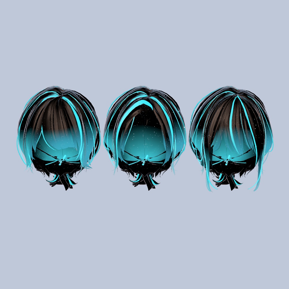 【アルエ専用】Alué Set版同梱BunHair用メッシュ&グラデーションテクスチャ