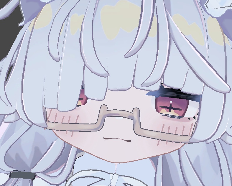 無料配布！【ししゅか専用】目&まつげ＆十字部分色変更用マスクテクスチャ