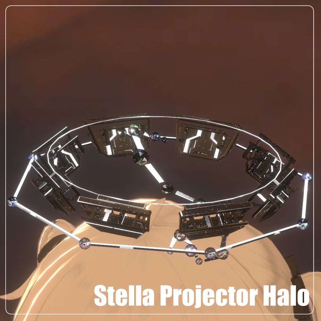 【VRChat】Stella Projector Halo【MA対応】