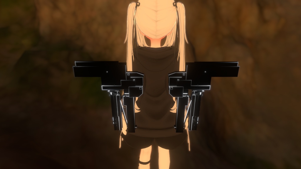 【無料】【VRChat】Polygone Wing 【MA対応】