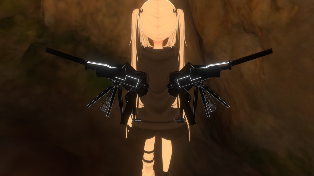 【無料】【VRChat】Polygone Wing 【MA対応】