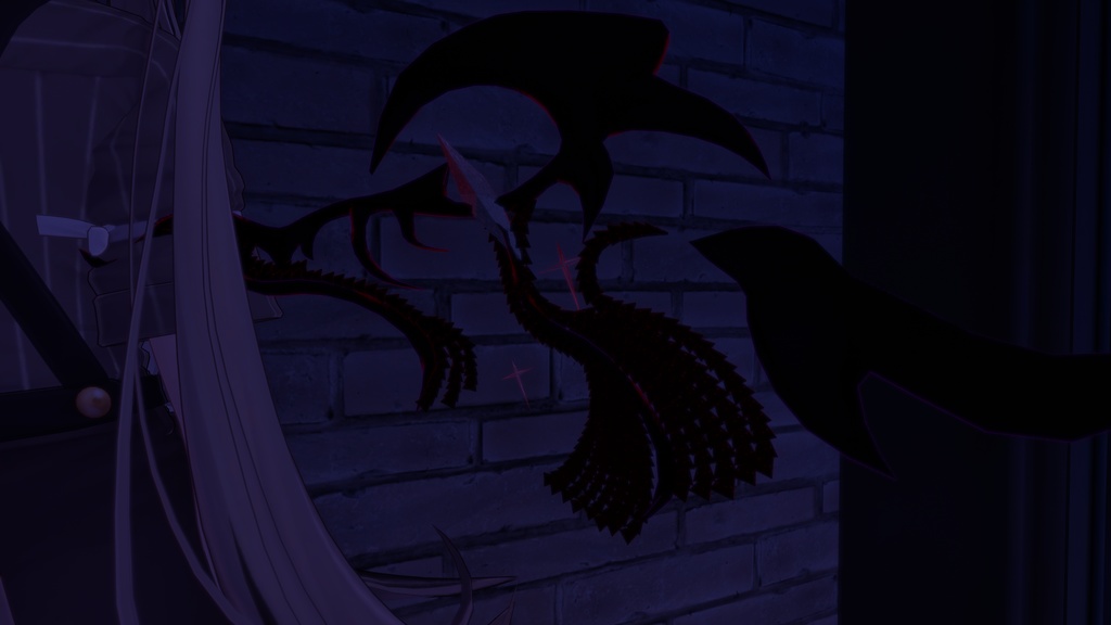 【VRChat】RED DEVIL WING【MA対応】