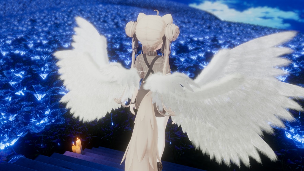 【VRChat】White Seraphim Wing 【MA対応】