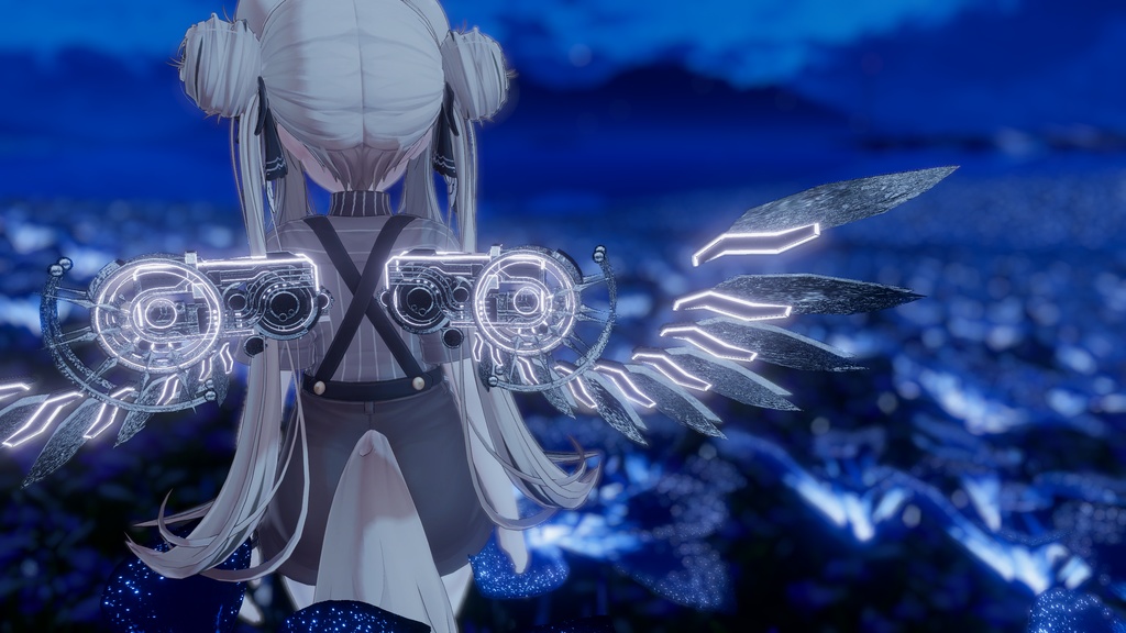 【セール中】【VRChat】Metal Melody Wing 【MA対応】