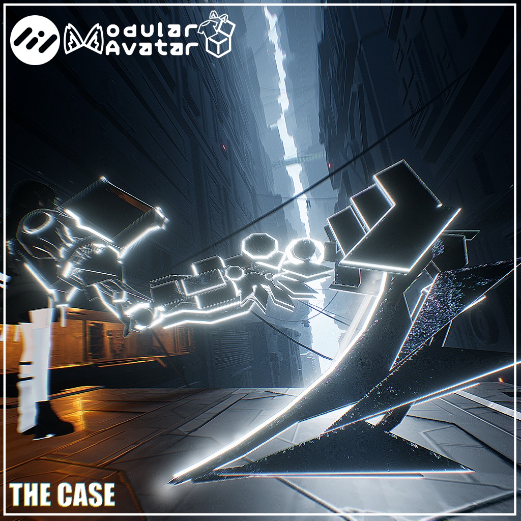 【セール中】【VRChat】THE CASE 「機械変形式アタッシュケース」【MA対応】