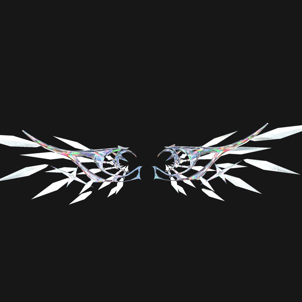 【セール中】【VRChat】Star Prism Wing 【MA対応】