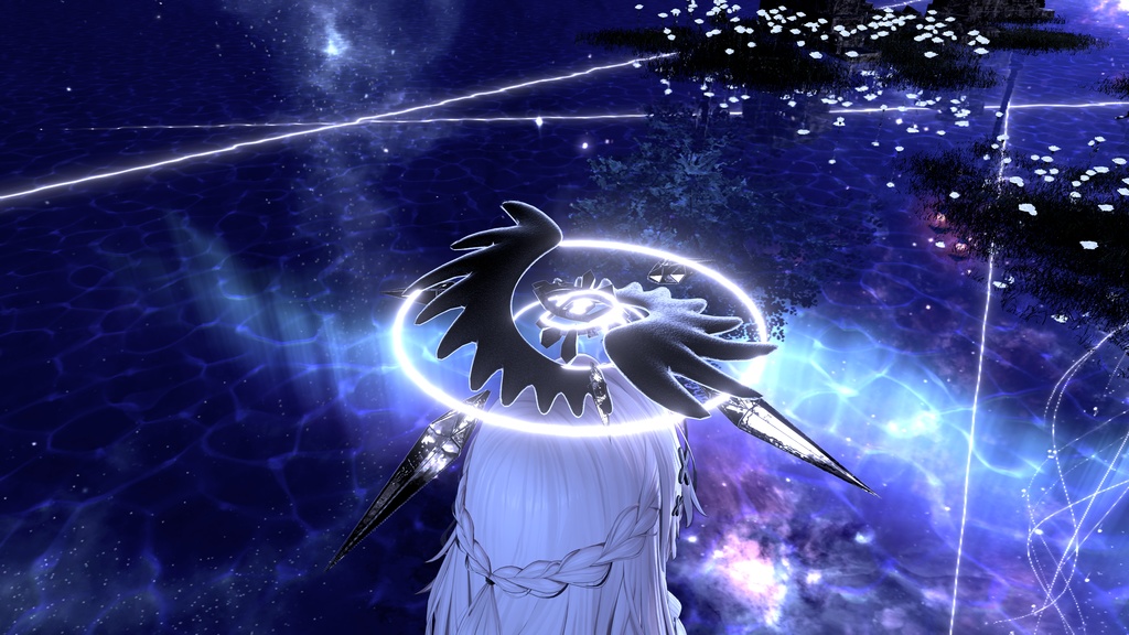 【セール中】【VRChat】CROW LABYLINTH HALO 【MA対応】