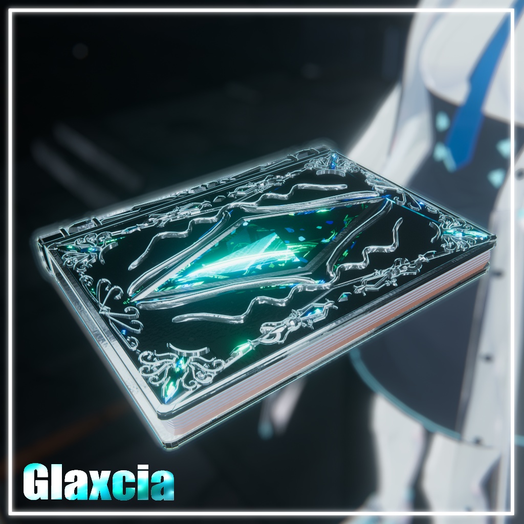 【セール中】【VRChat】Glaxcia「ギミック付き魔導書」【MA対応】