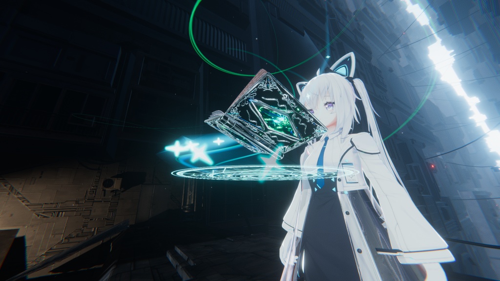 【セール中】【VRChat】Glaxcia「ギミック付き魔導書」【MA対応】