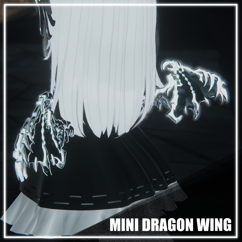 【VRChat】Mini Dragon Wing 【MA対応】