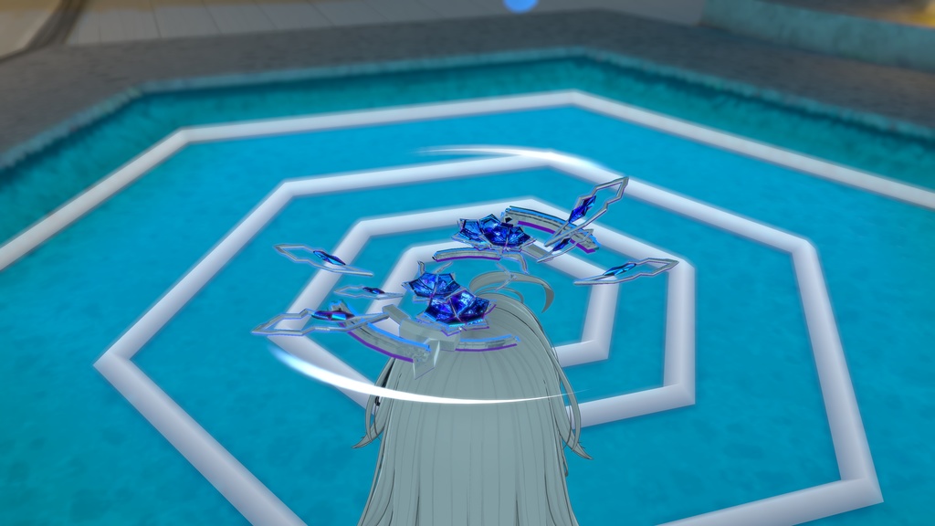 【VRChat】Crystal Asagao Halo【MA対応】