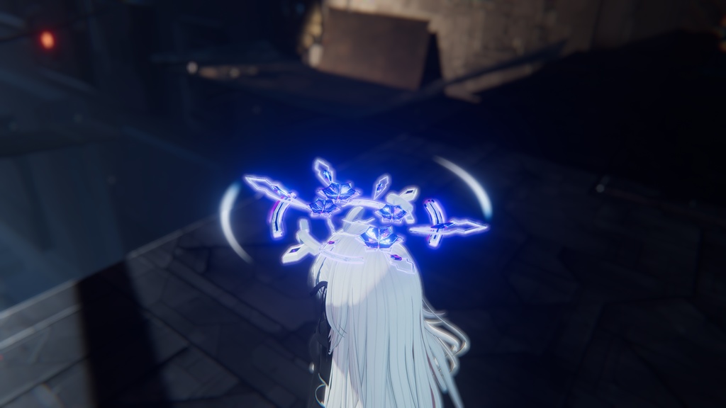 【VRChat】Crystal Asagao Halo【MA対応】