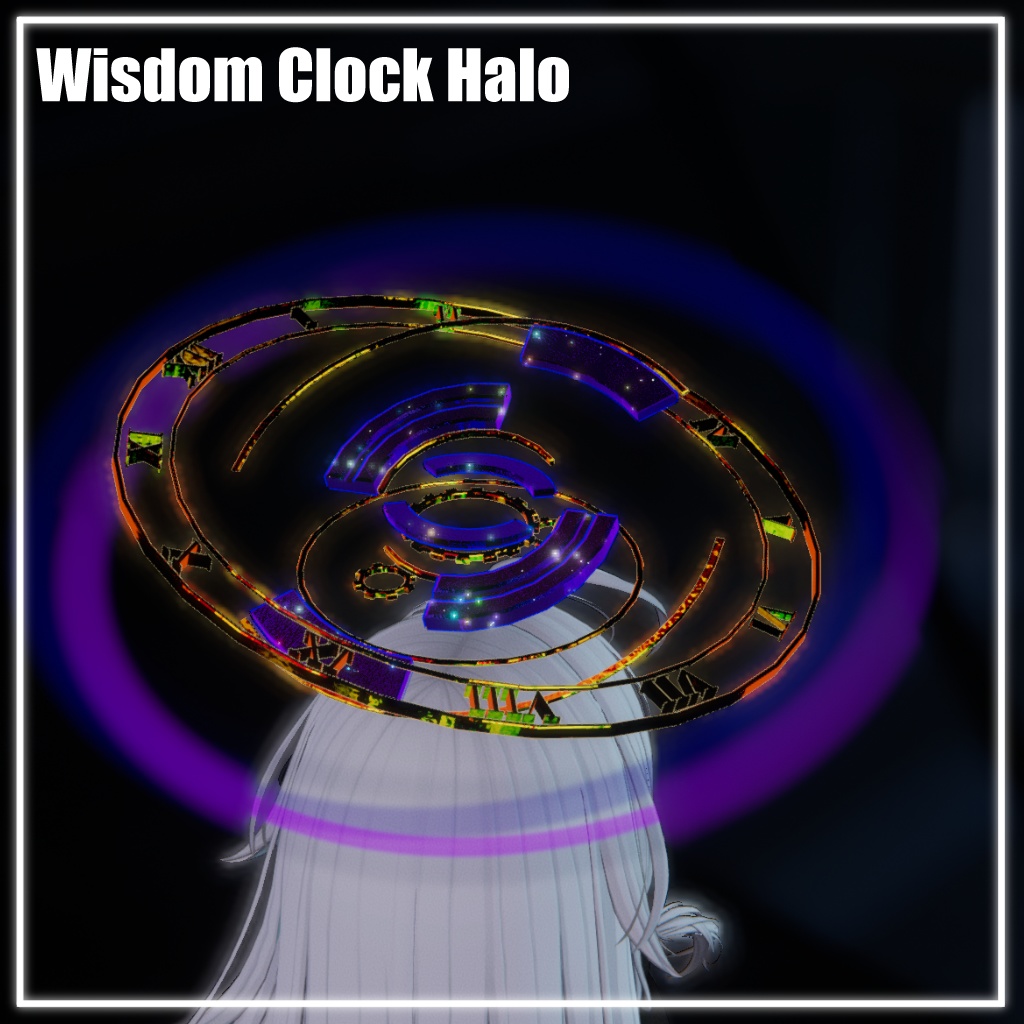 【VRChat】Wisdom Clock Halo【MA対応】