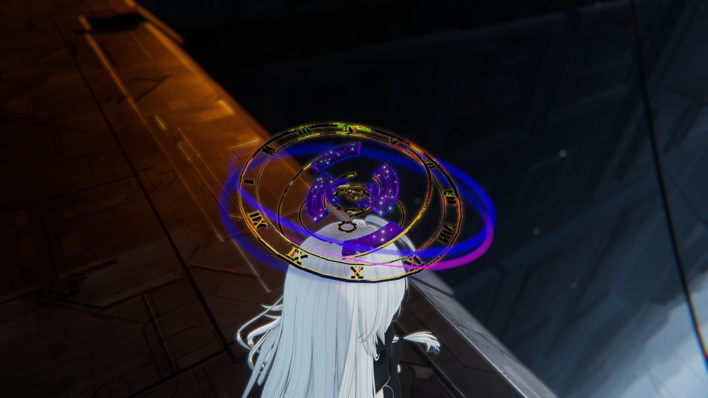 【VRChat】Wisdom Clock Halo【MA対応】
