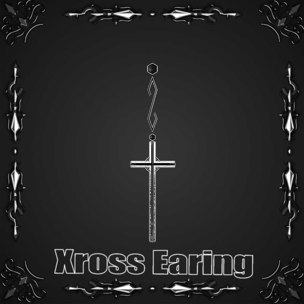 【VRChat】Xross Earing 【11アバターMA対応】