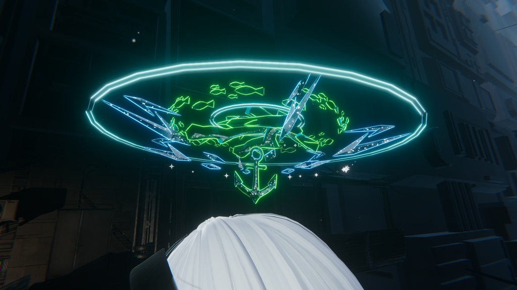 【セール中】【VRChat】Blue Ocean Halo 【MA対応】