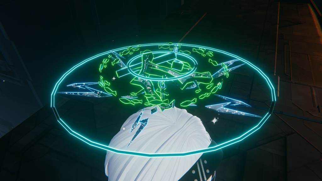 【セール中】【VRChat】Blue Ocean Halo 【MA対応】