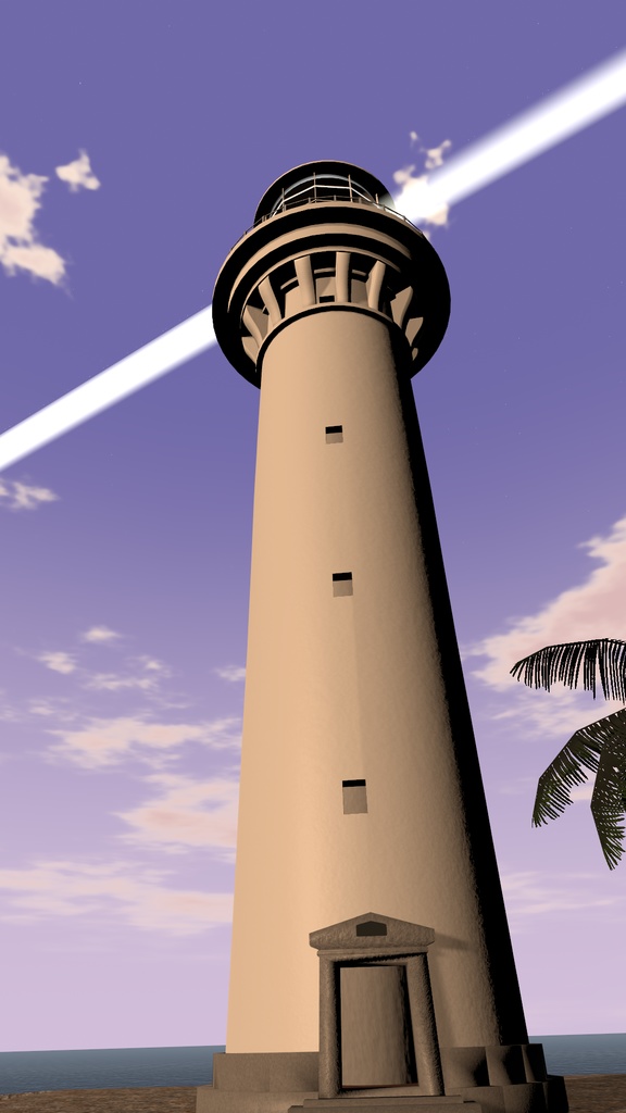 【VRChat対応】1等級レンズが回る灯台