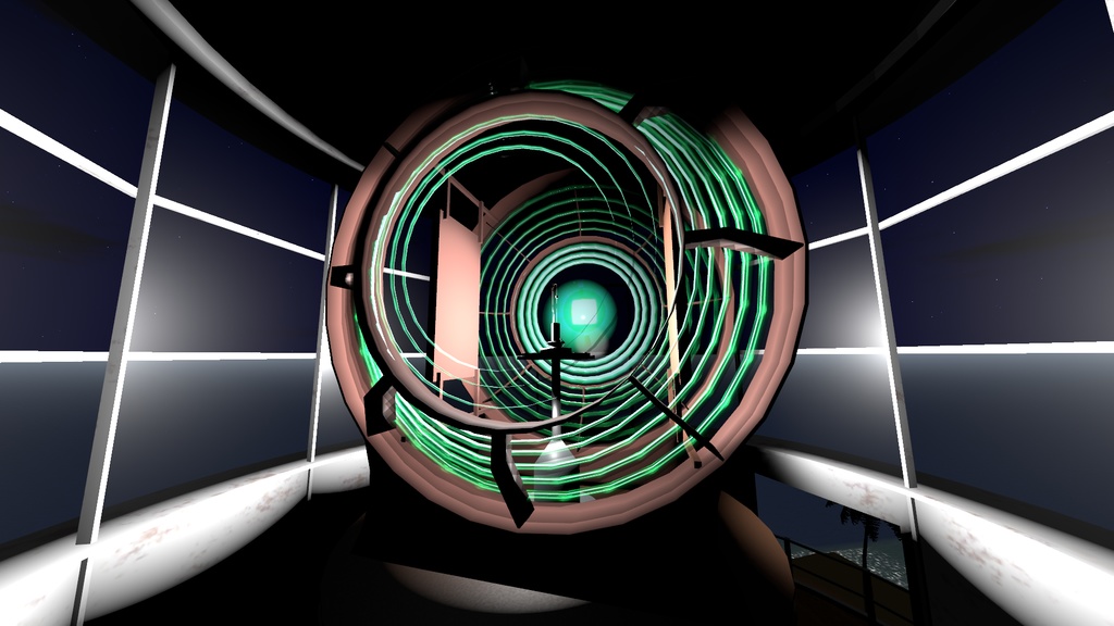 【VRChat対応】1等級レンズが回る灯台